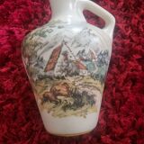 Basque ceramic pitcher signed cazalas