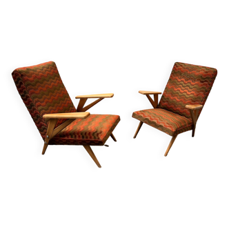 Pair of armchairs from the 60s Italian design