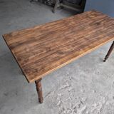 Beech farmhouse bistro restaurant table