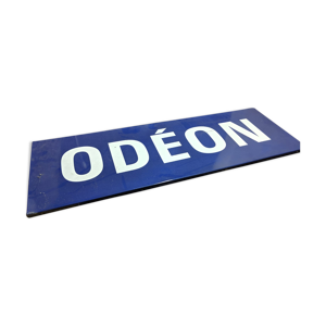 plaque de métrro Odéon
