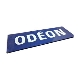Plaque de métrro Odéon