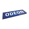 Plaque de métrro Odéon