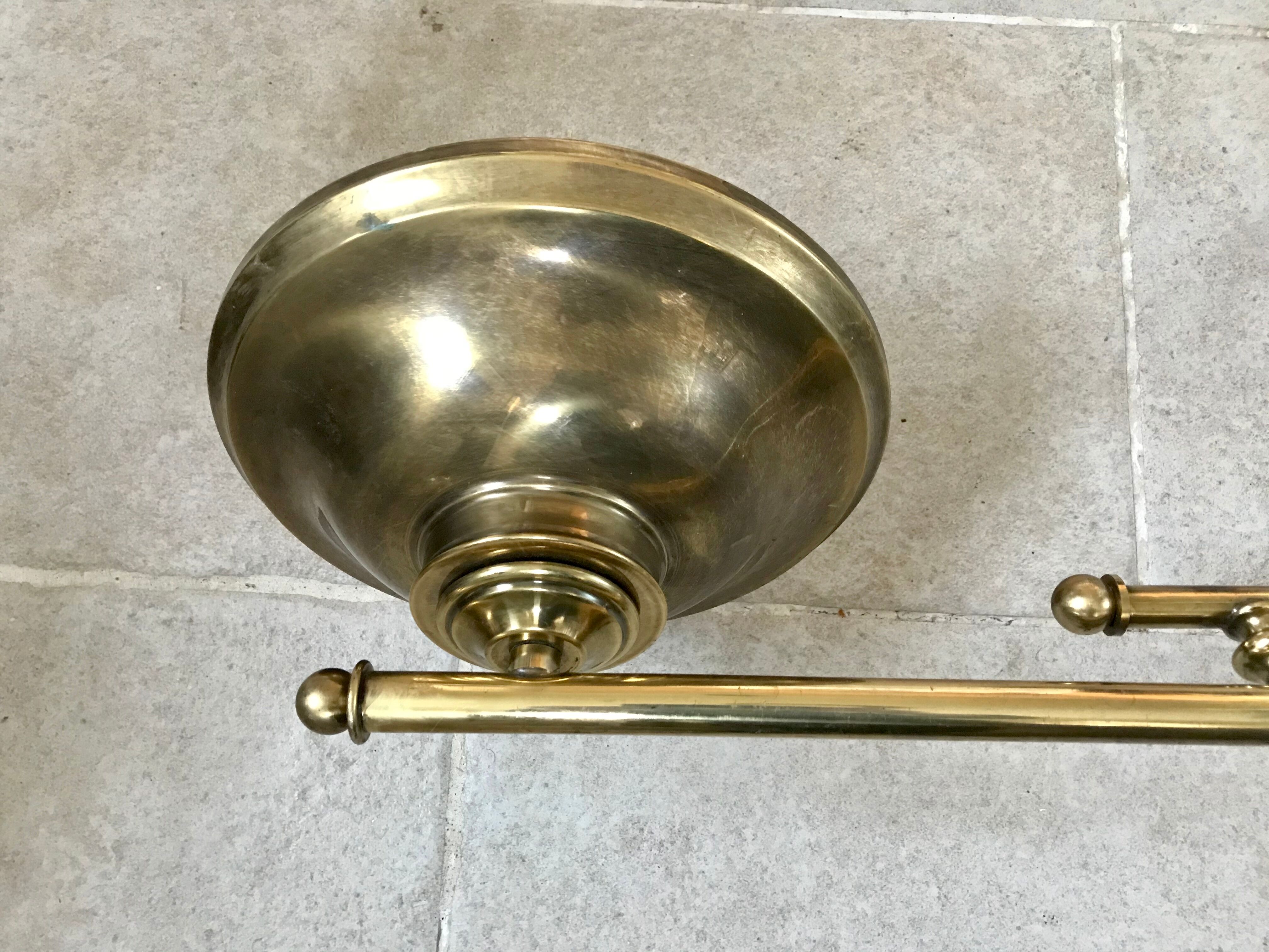 Vintage brass plafon
