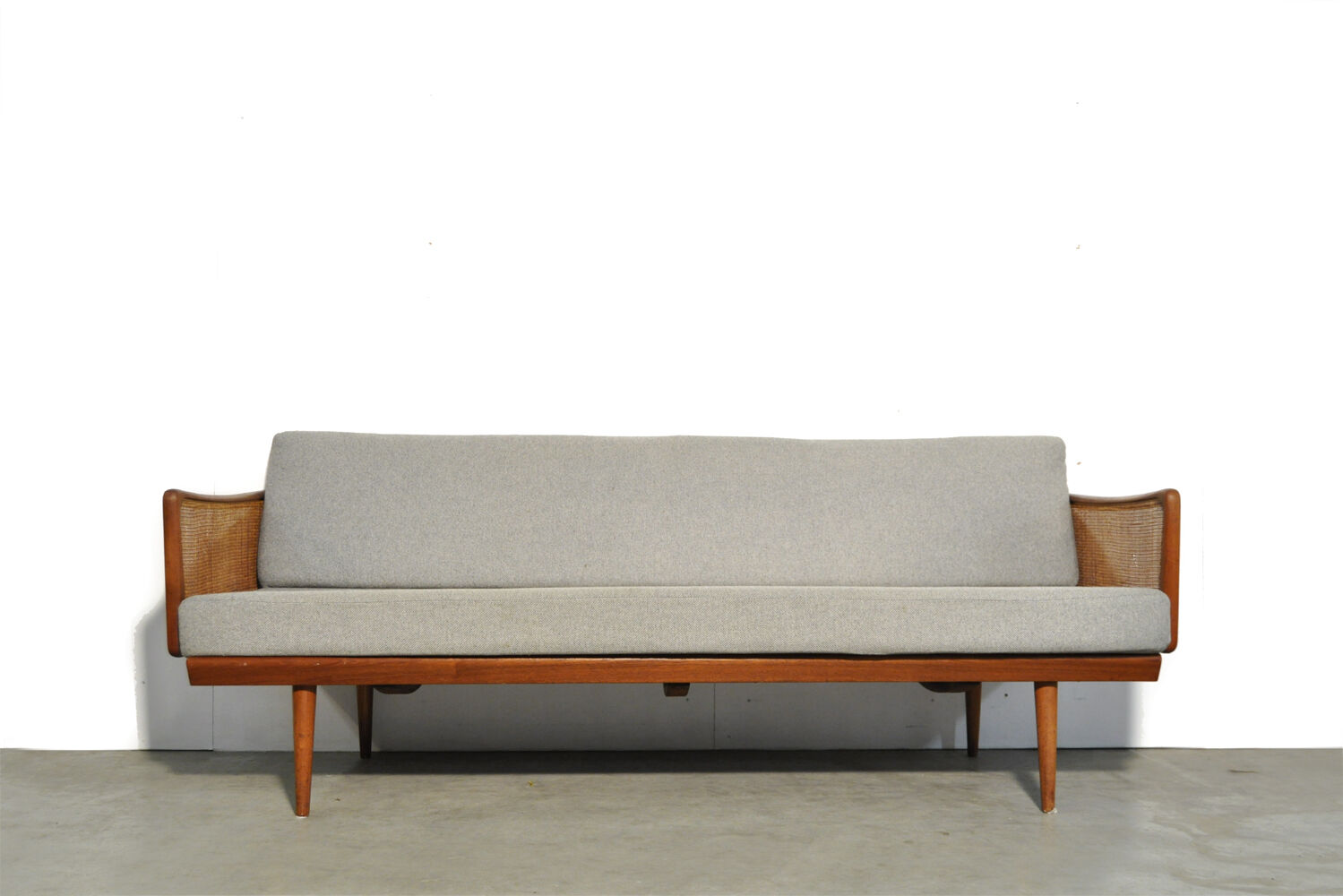 Teak 3-seater sofa by Peter Hvidt & Orla Mølgaard Nielsen for France & Daverkosen, Denmark 1953-1957