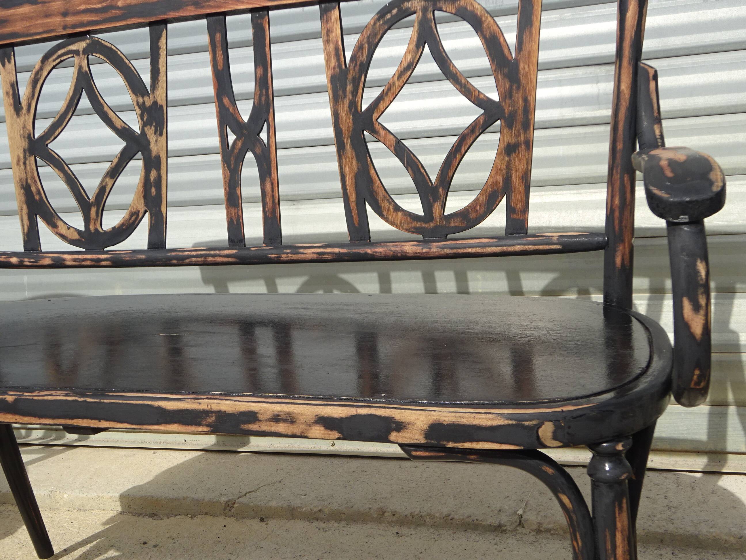 Baumann salon, armchair, bench and bistro chair