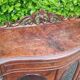 Napoleon III period display cabinet in rosewood.