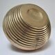 Vase pansu brass patinated vintage art deco style