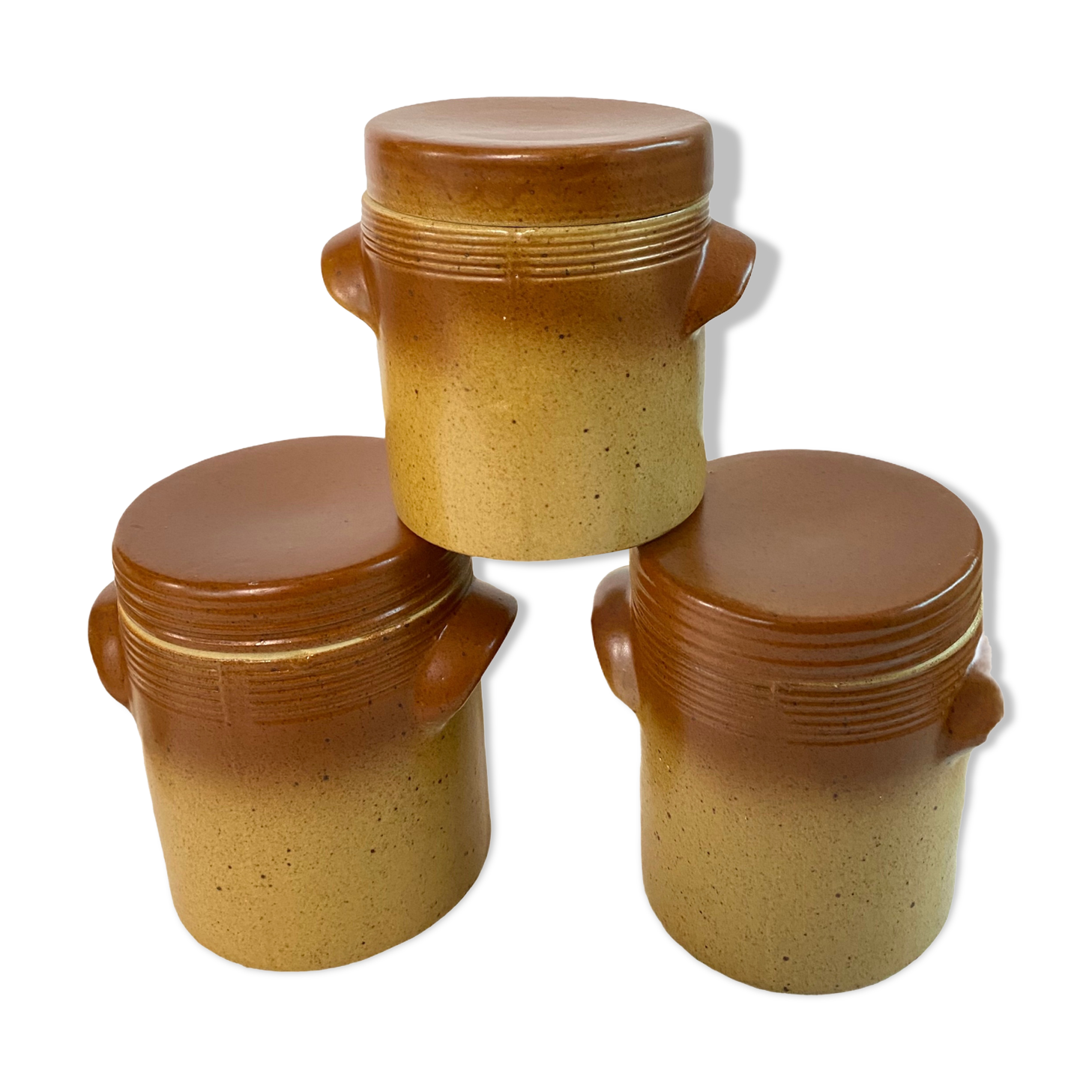 Vintage sandstone pots