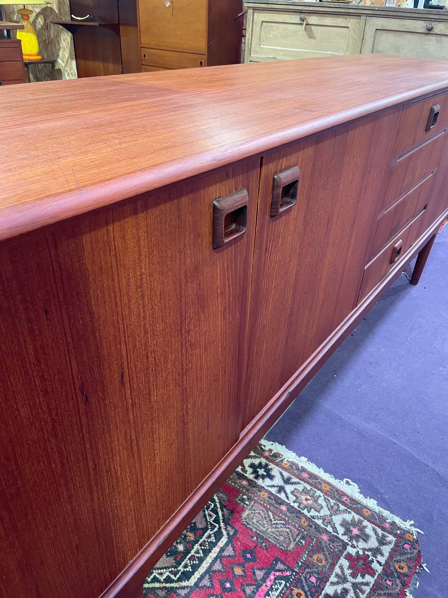 Vintage 1960s Scandinavian teak sideboard