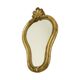 French Crested Mirror Gold Leaf Baroque Style Classic 48cm