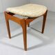 Model of vintage teak stool 49 by Erik Buch for O.D.Mobler A-S, Denmark