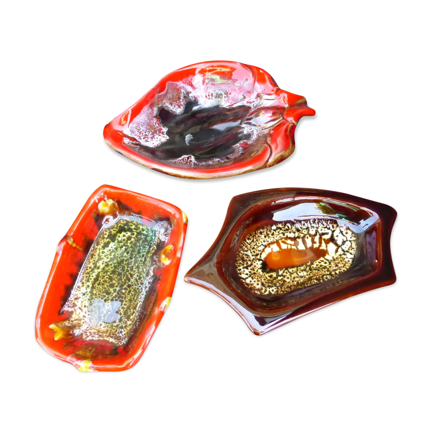 Set of 3 servants aperitif  Vallauris