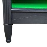 Buffet parisien vitré noir art déco 1930