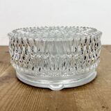 Vintage Glass Wall Or Ceiling Light, 1970s