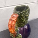 Eggplant Barbotine Pitcher