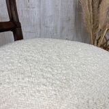 Tabouret rotin vintage