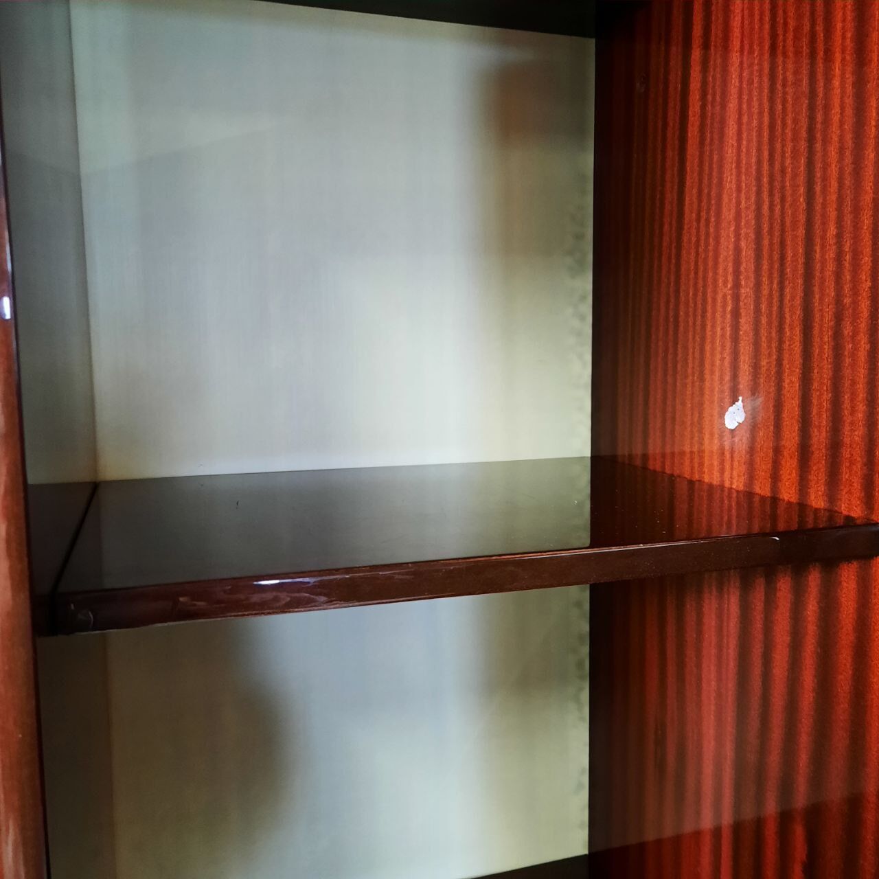 Wardrobe, 1950s bookcase, brass print / tips.