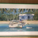 Sailing ship in the Antilles.–Guadeloupe, “on the side of the Saintes”.