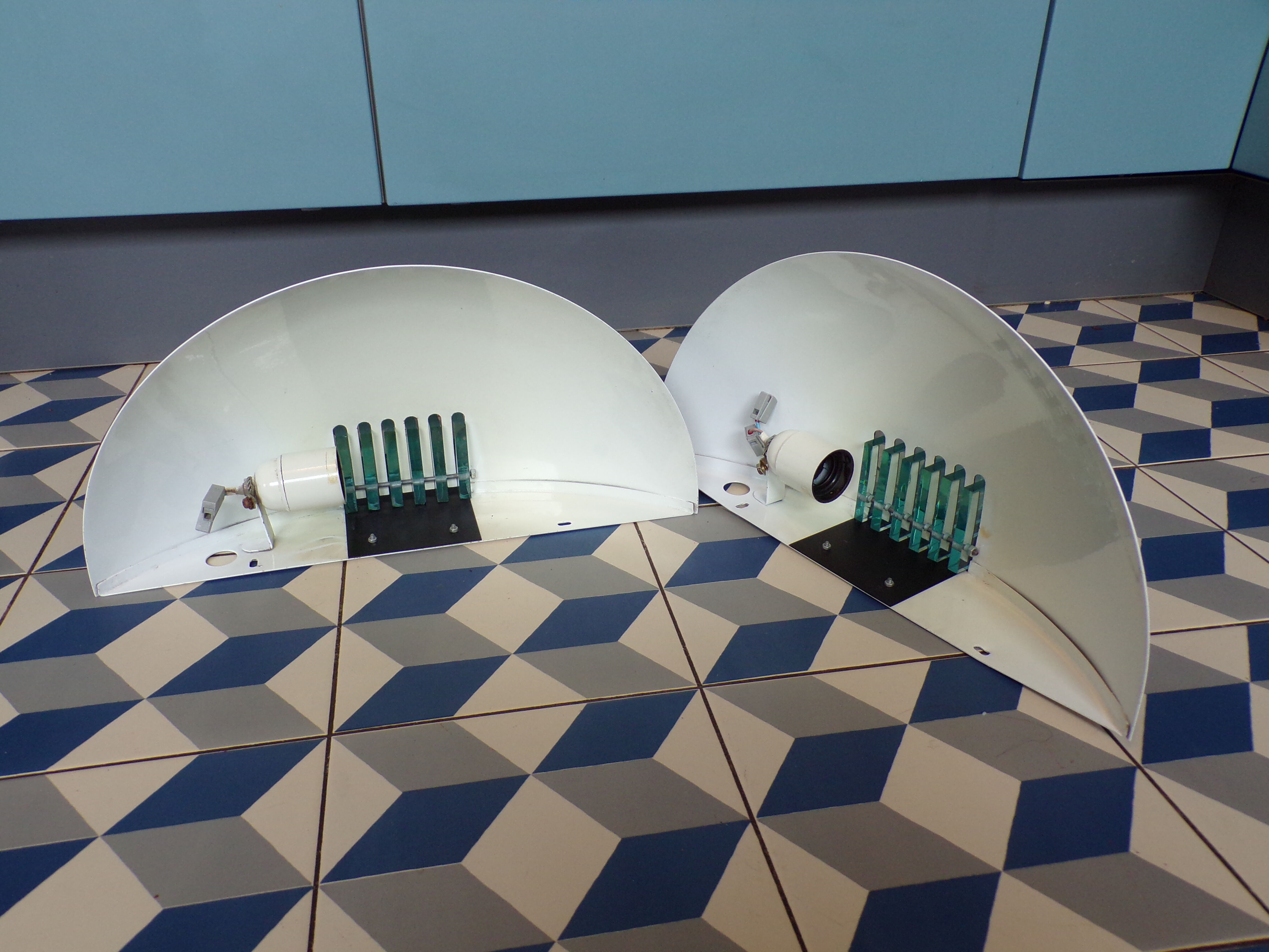 Pair of sconces SCE Normandie Ocean Liner