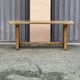 Solid wood bench, French craftsmanship, 102cm