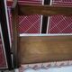 Vintage pine wall shelf