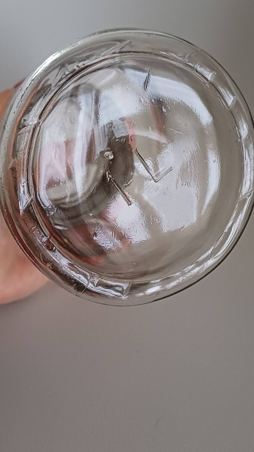 Bocal "mon jardin" en verre et aluminium