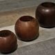 Rosewood pencil pots 1960