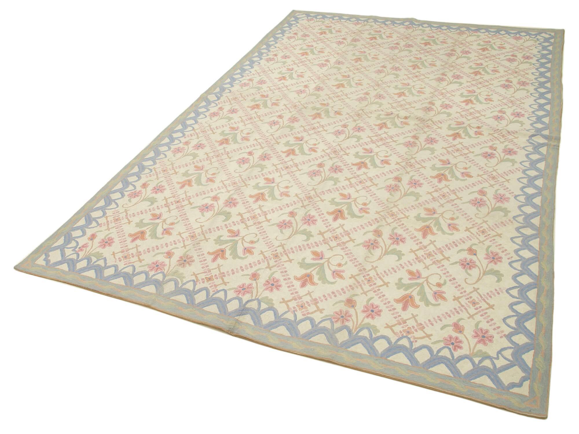 Handmade Vintage Flatweave Needlepoint Kilim 182 cm x 290 cm