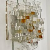 Murano glass wall lamp by Albano Poli for Poliarte, Italy 1970s