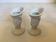 Pair of small hand candle holder vases