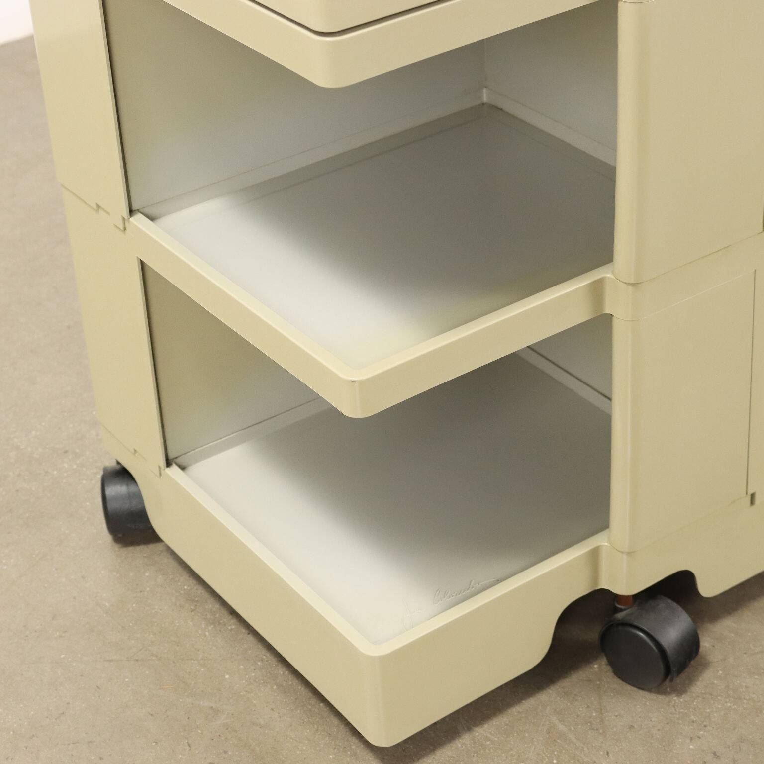 Bieffeplast Boby trolley by Joe Colombo, plastic, 1970s original