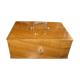 Box safe hard metal imitation wood