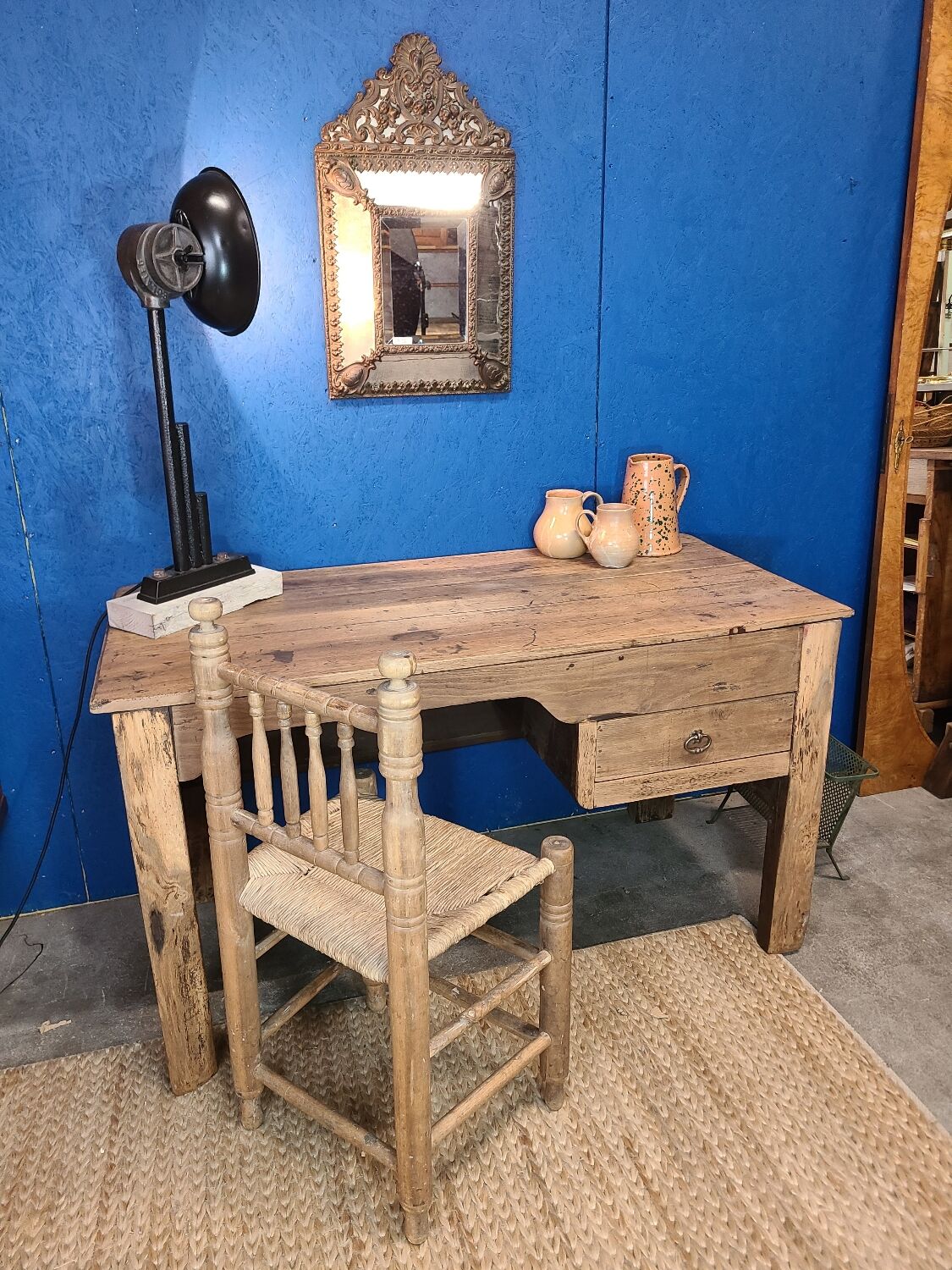 Vintage desk circa 1920, farm table