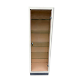 Medical cabinet showcase metal and vintage industrial glass 1950