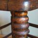 Stool in turned solid wood