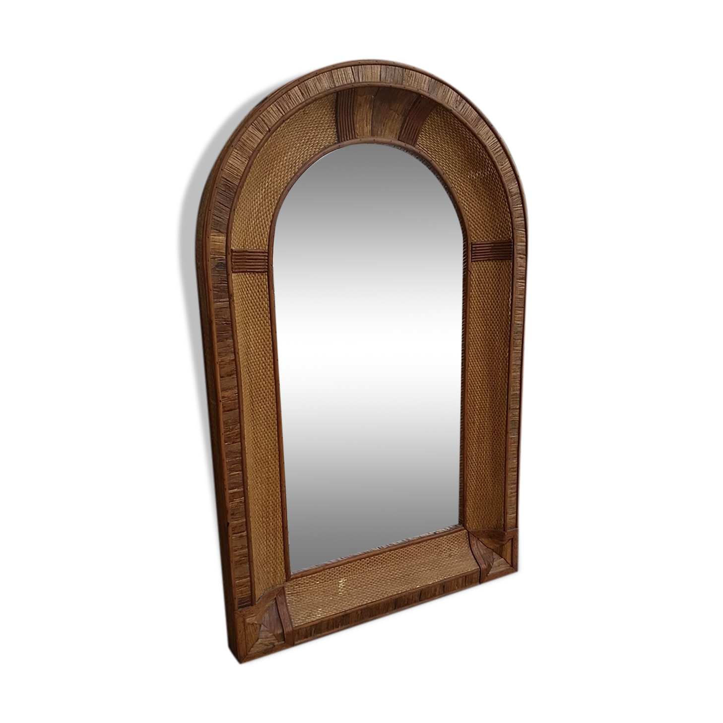 Year rattan mirror 70 94x61cm