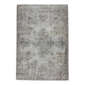 6x10 Black & Gray Oriental Style Turkish Rug, 201x301Cm