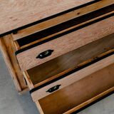 Wooden trade counter