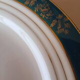 Assiettes plates Céranord, modèle Kléber