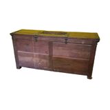 Oak chest with Gothic panels, France, 16th century