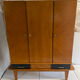 Vintage wardrobe with compass feet from the 60s