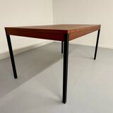 50s design wooden metal dining table or desk from Dieter Waeckerlin