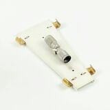 Large Mid-Century Murano Glass & Brass Wall Lamp from Hillebrand, 1960s/70s