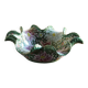 Polylobed earthenware salad bowl