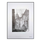 Hôtel-Dieu, Dole, Jura, vintage engraving, printed in 1950.