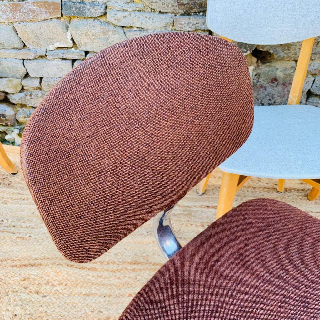 Set of 8 mismatched chairs