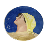 Plat faïence Montereau XIXe