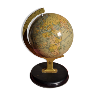 Globe vintage métal