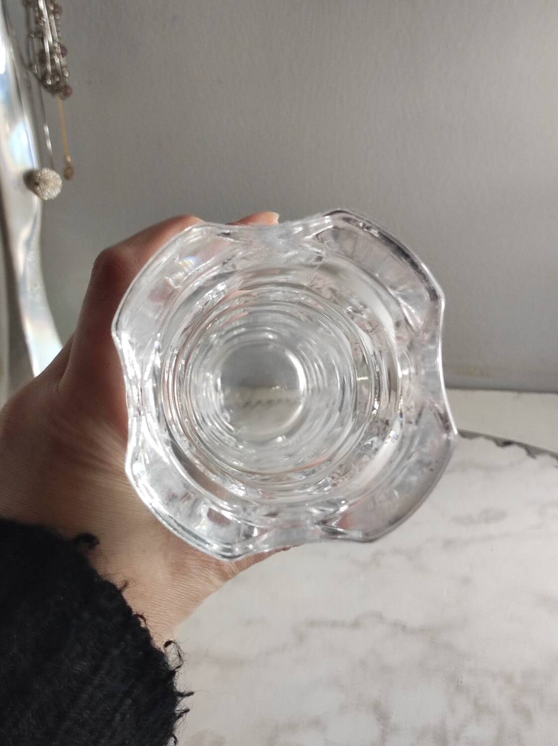 Vintage crystal vase