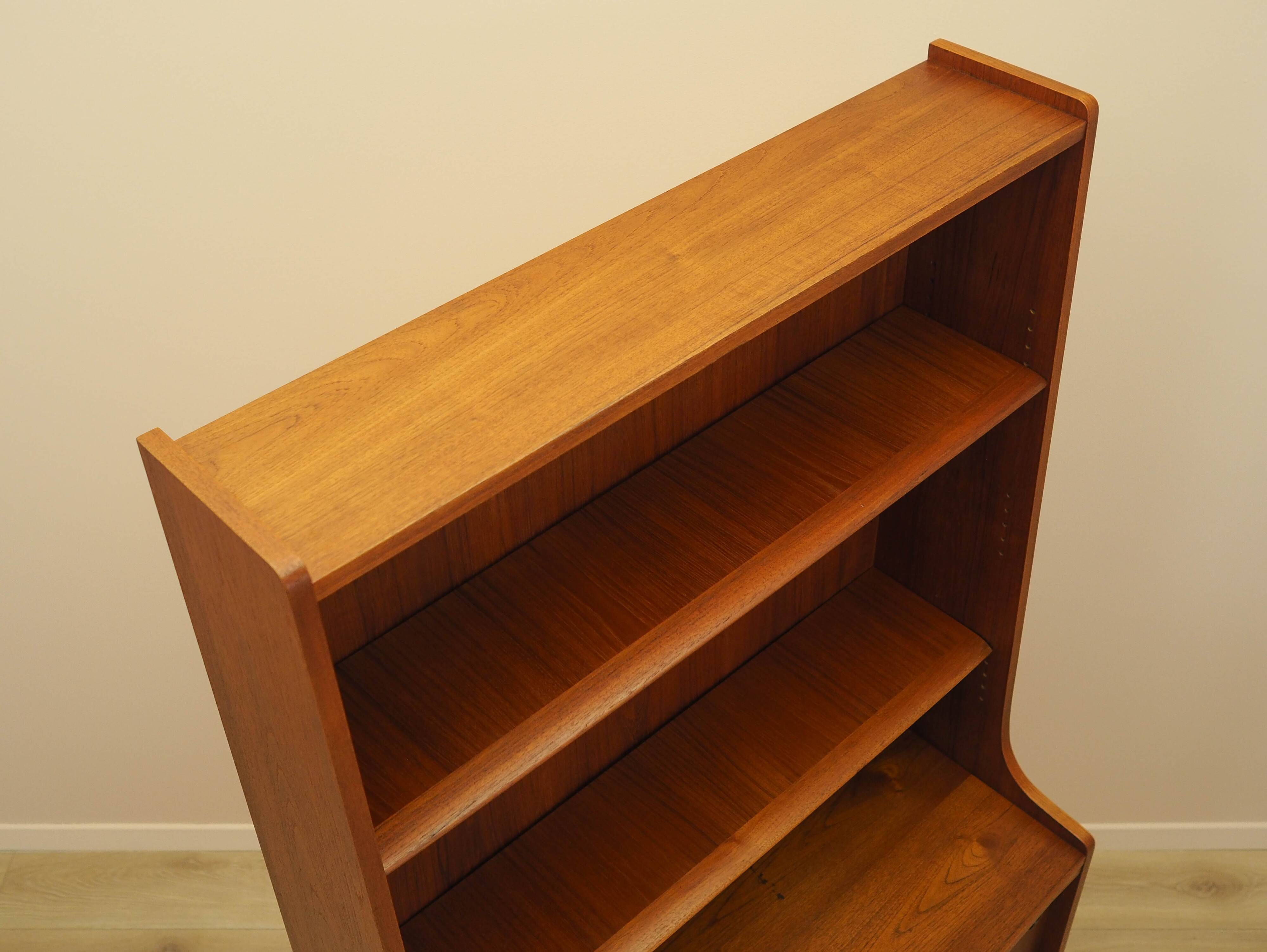 Teak bookcase, Danish design, 1970s, designer: Johannes Sorth
